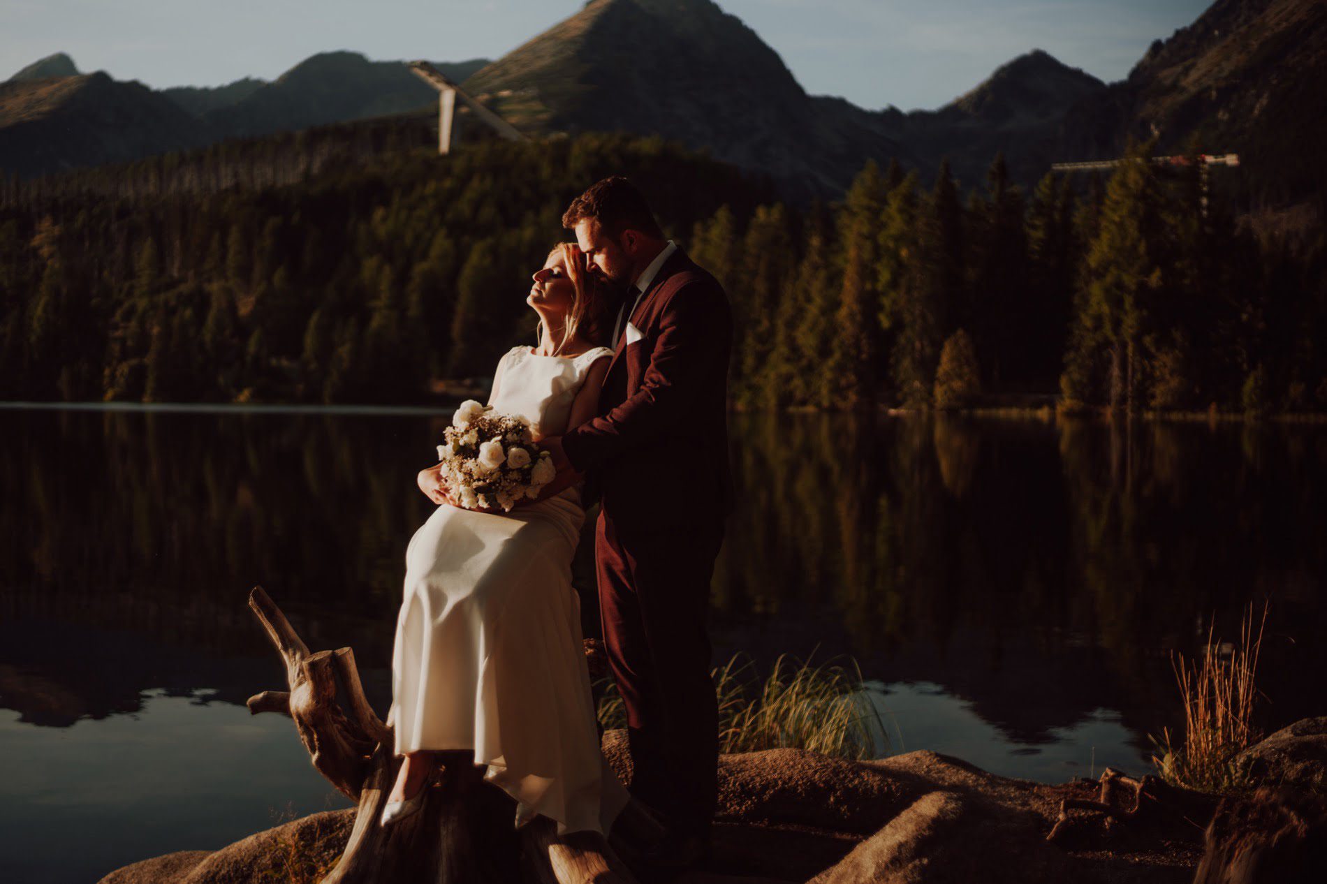 Sesja ślubna Szczyrbskie Jezioro Tatry 17 sesja ślubna w górach