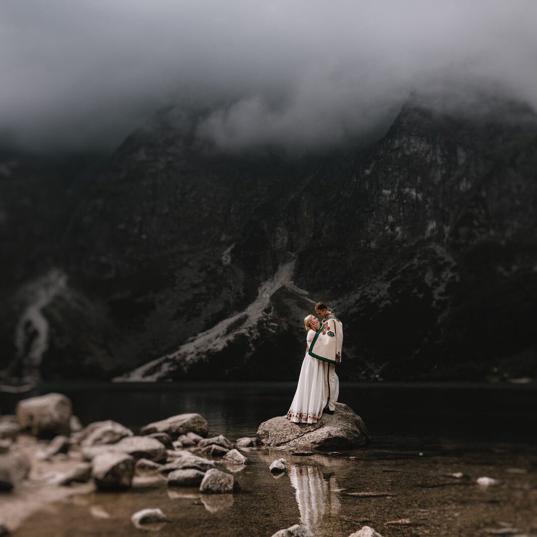 sesja ślubna morskie oko