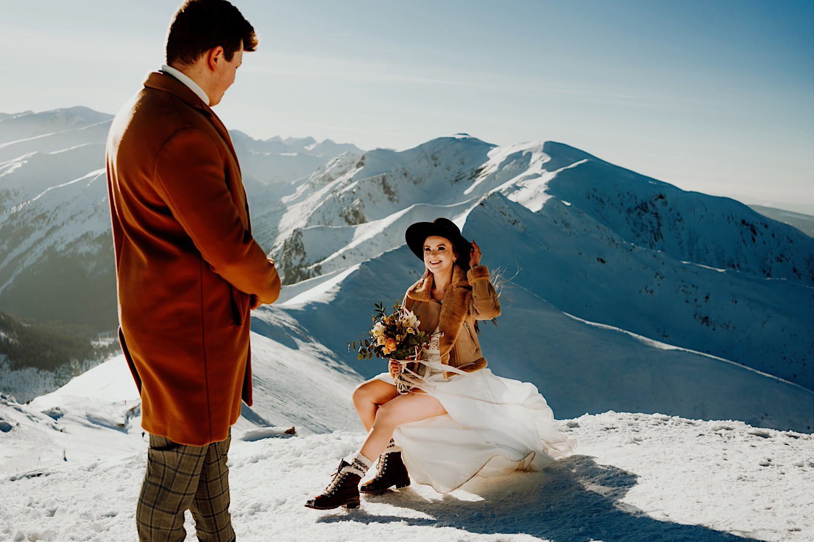 Sesja ślubna w górach zima &ndash;688