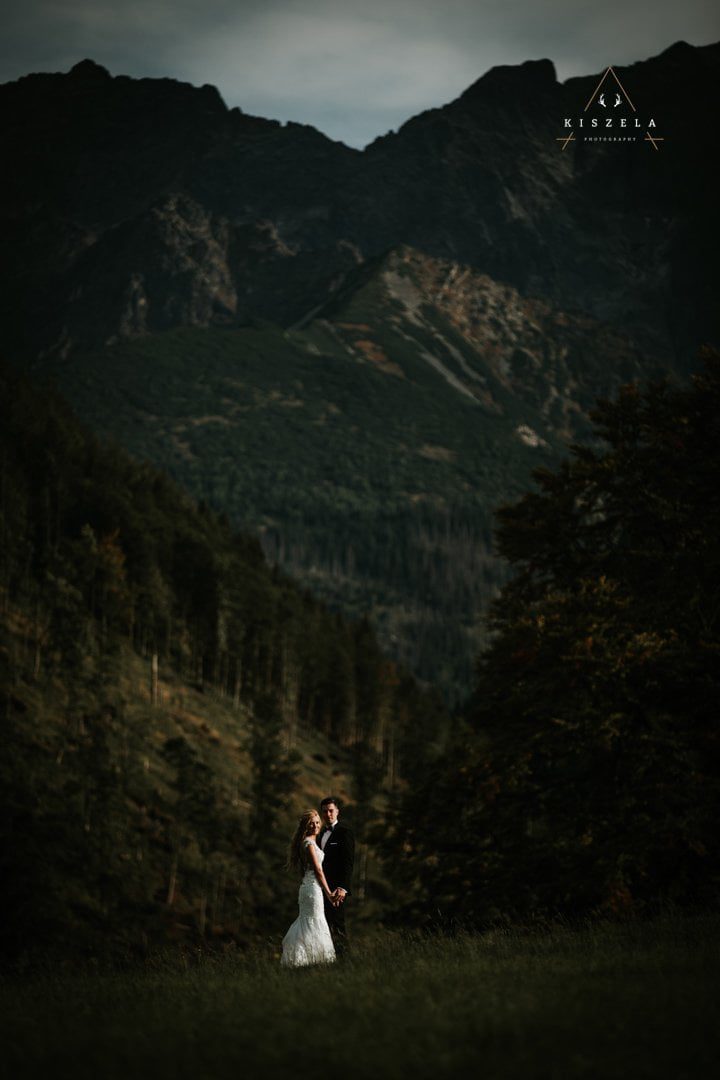 sesja ślubna w lesie