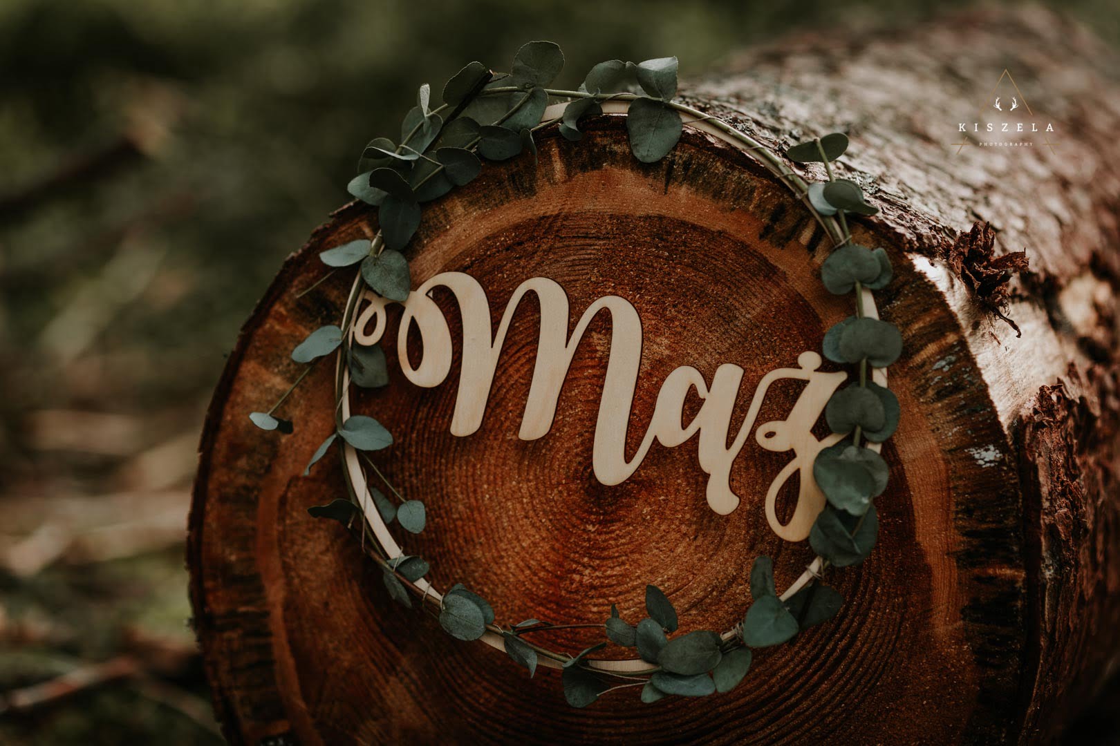 sesja ślubna w lesie